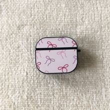 Load image into Gallery viewer, Pink/Purple Bows AirPod Case