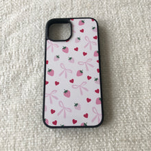 Load image into Gallery viewer, Bows, Strawberries, Hearts - Beige