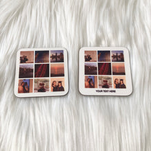 Load image into Gallery viewer, Custom Photo Coaster - With Optional Text