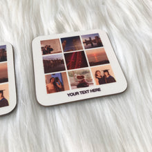 Load image into Gallery viewer, Custom Photo Coaster - With Optional Text