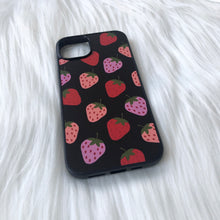 Load image into Gallery viewer, Pink & Purple Strawberries (Black Background)