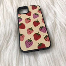 Load image into Gallery viewer, Pink & Purple Strawberries (Beige Background)