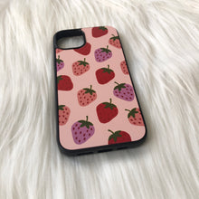 Load image into Gallery viewer, Pink & Purple Strawberries (Pink Background)