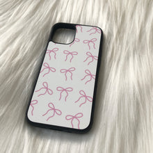 Load image into Gallery viewer, Pink Bows - White