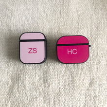 Load image into Gallery viewer, Pink Initial AirPod Case