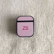 Load image into Gallery viewer, Pink Initial AirPod Case