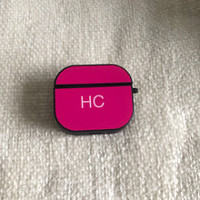 Load image into Gallery viewer, Pink Initial AirPod Case