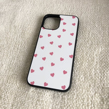 Load image into Gallery viewer, Pink Hearts - White