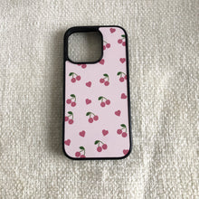 Load image into Gallery viewer, Pink Cherries & Hearts