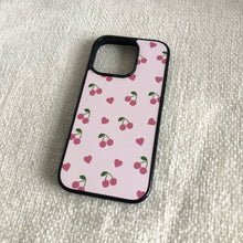 Load image into Gallery viewer, Pink Cherries & Hearts