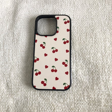 Load image into Gallery viewer, Beige Cherries & Hearts
