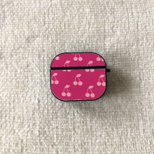 Load image into Gallery viewer, Pink Cherries / Stars AirPod Case
