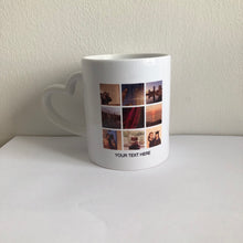 Load image into Gallery viewer, Personalised Photo Collage Mug *With optional text*