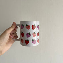 Load image into Gallery viewer, Pink & Purple Strawberries Mug