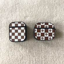 Load image into Gallery viewer, Brown Checked AirPod Case
