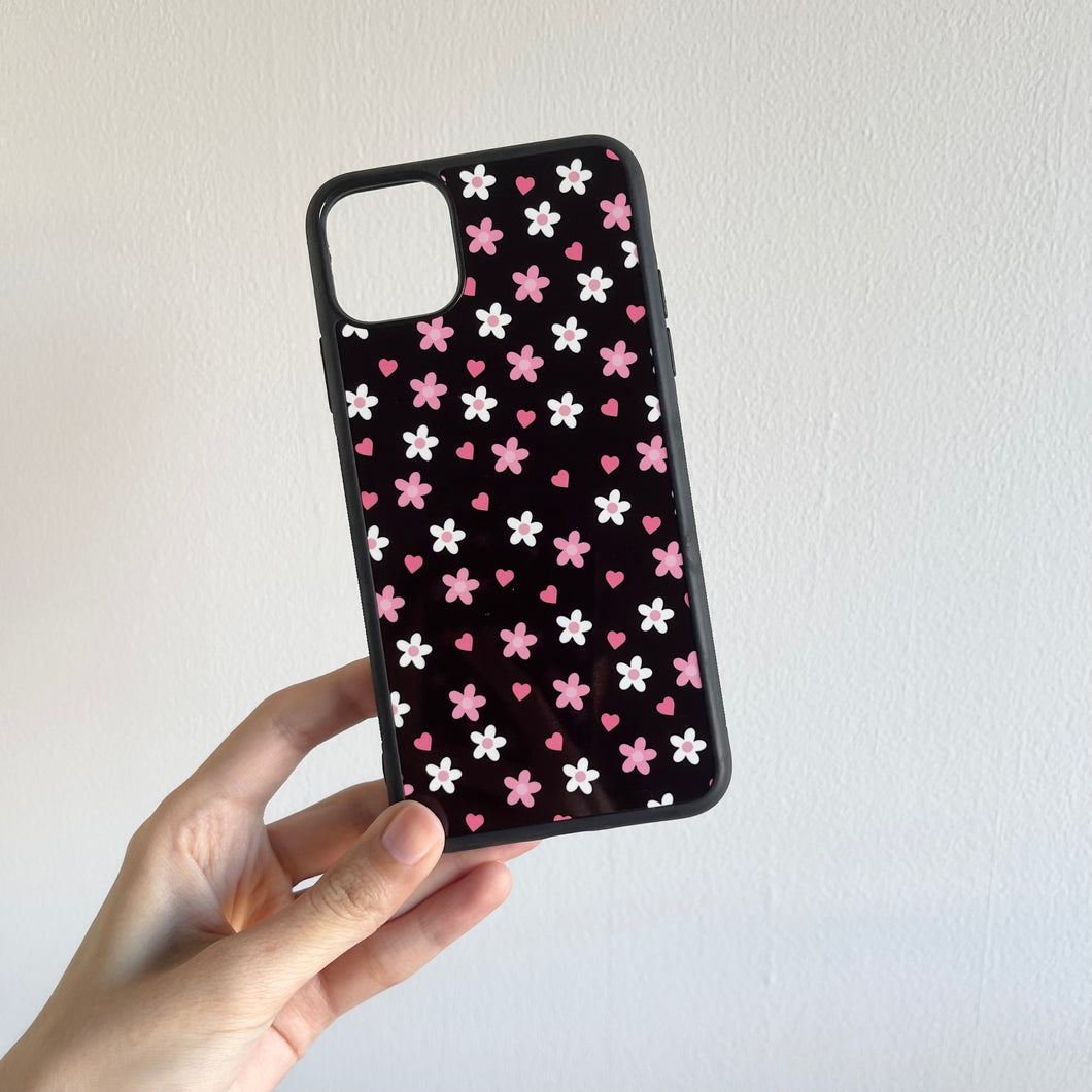 Black Flowers and Hearts