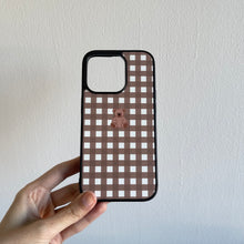 Load image into Gallery viewer, Brown Gingham with Teddy
