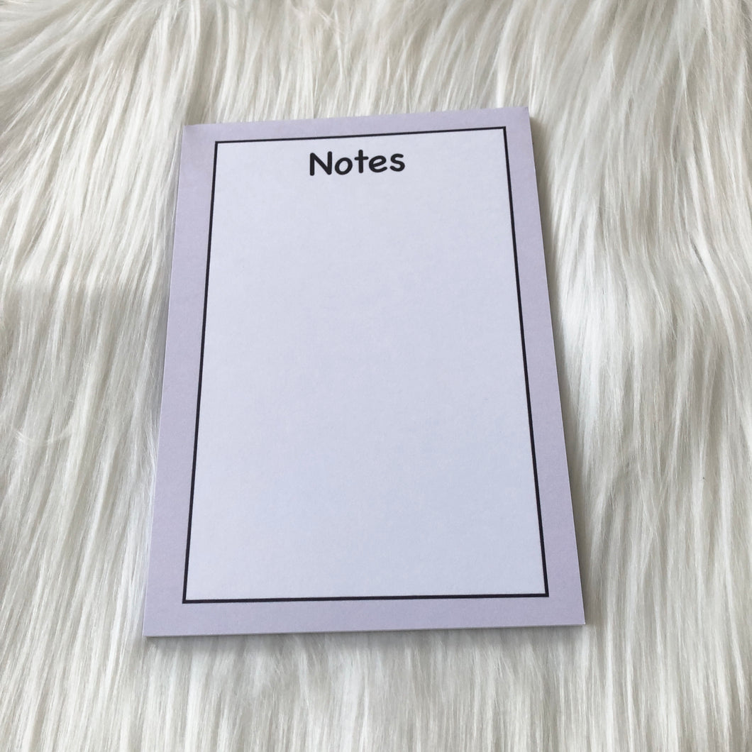 Purple Notepad