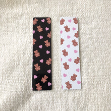 Load image into Gallery viewer, Teddy and Hearts Bookmark
