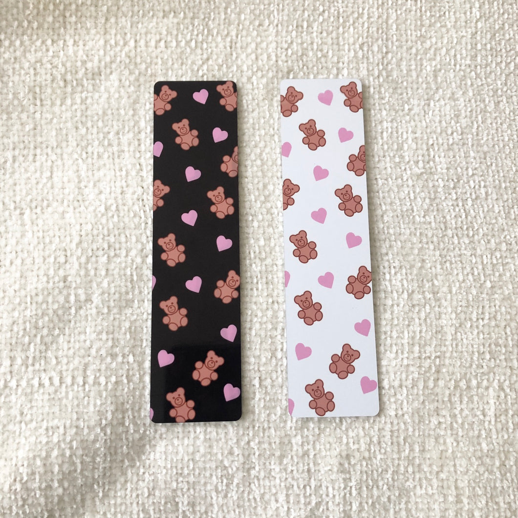 Teddy and Hearts Bookmark