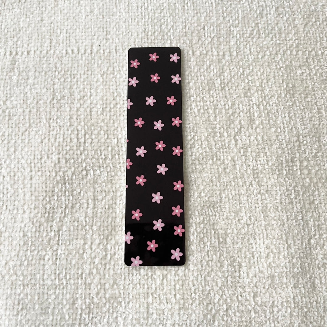 Pink Flowers Bookmark