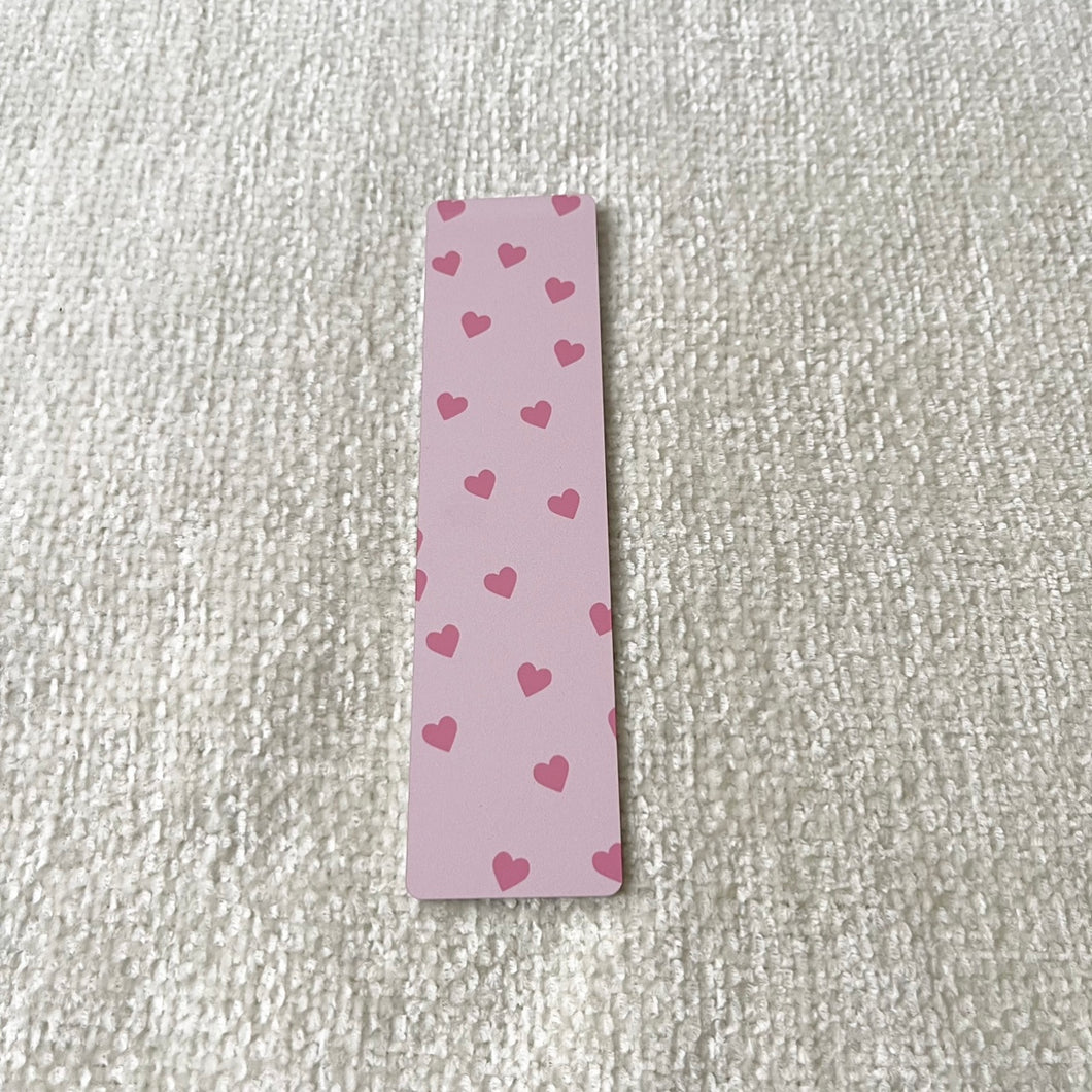 Pink Hearts Bookmark