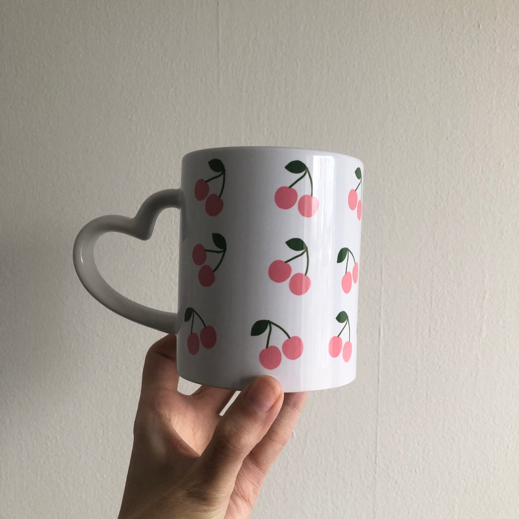 Pink Cherries Mug