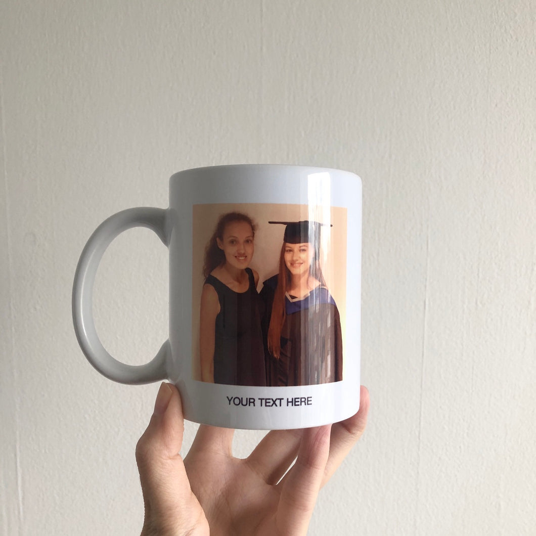 Personalised Photo Mug *With optional Text*