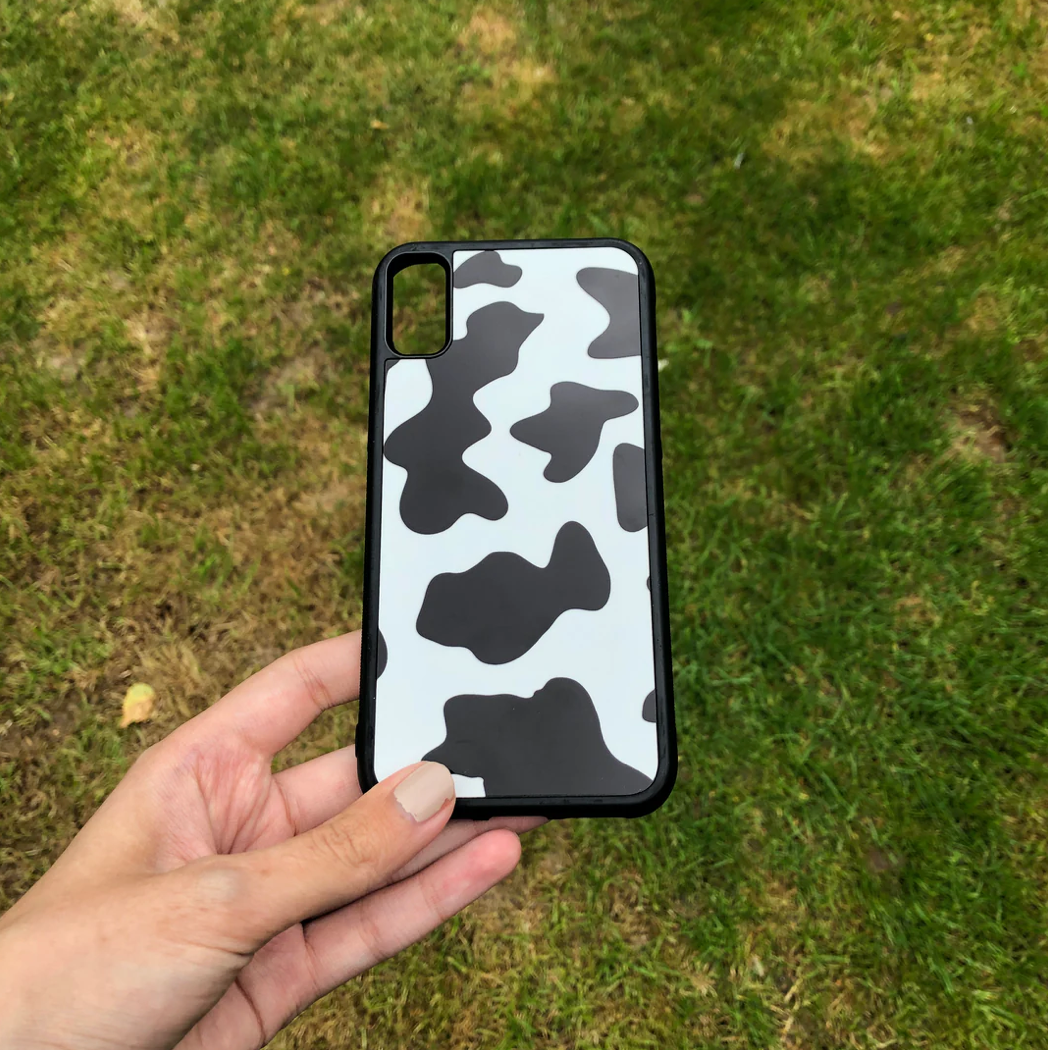 Black Cow Print