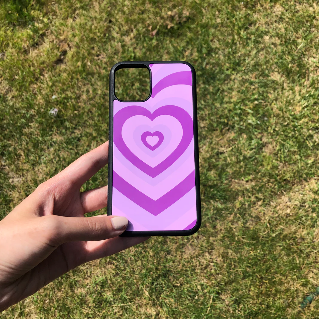 Bright Purple Hearts