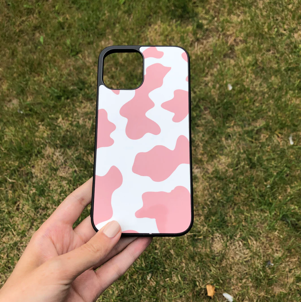 Pink Cow Print